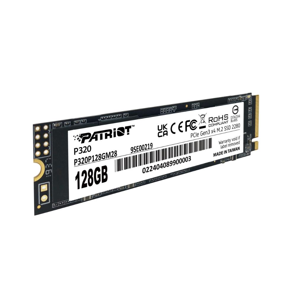 Patriot P320 128GB PCIe 3.0 x4 NVMe 1.3 M.2 2280 (P320P128GM28) (PATRP320P128GM28)