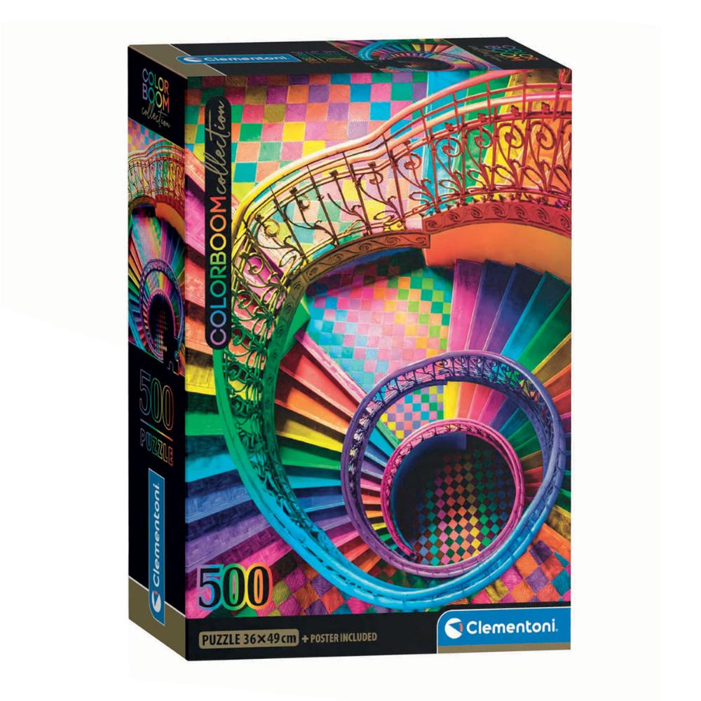 Clementoni Puzzle ColorBoom Collection - Stairs 500pcs (35591) (CLE35591)