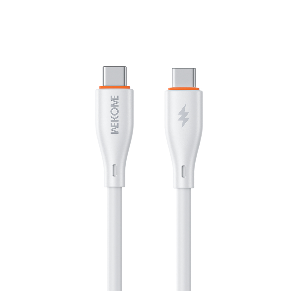 Καλώδιο Φόρτισης WK WDC-68 USB-C σε USB-C PD 65W 1m Λευκό (250914)