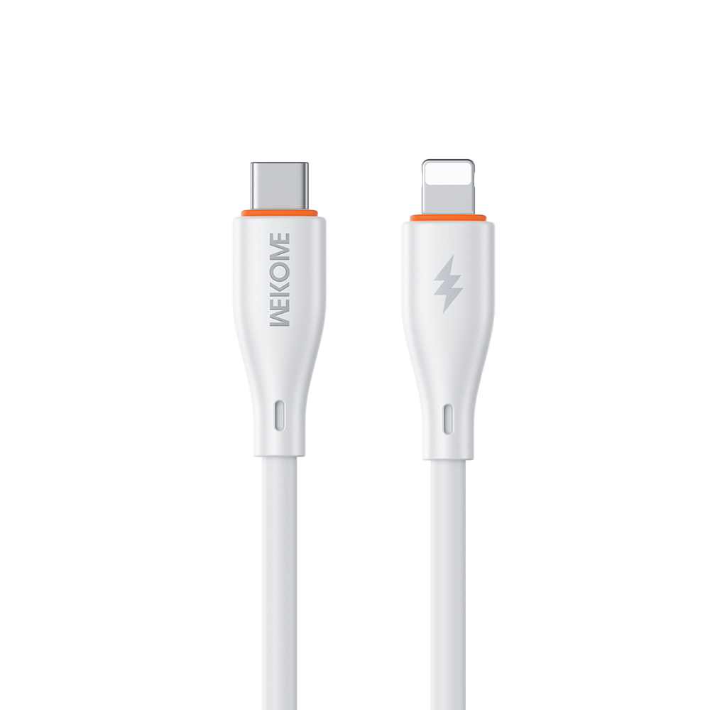 Καλώδιο Φόρτισης WK WDC-69 USB-C σε Lightning PD 27W 1m Λευκό (250916)