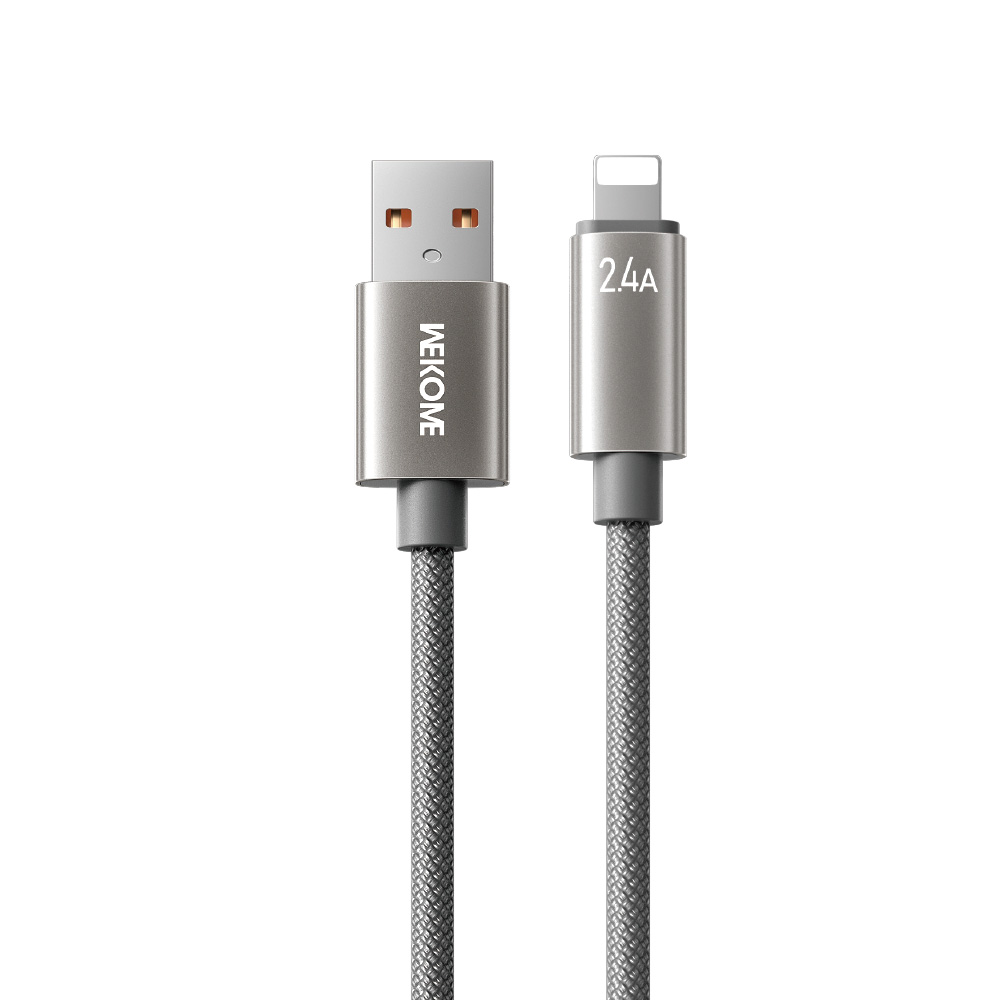 Καλώδιο Φόρτισης WK WDC-63i USB σε Lightning 1.2m Γκρι (250923)