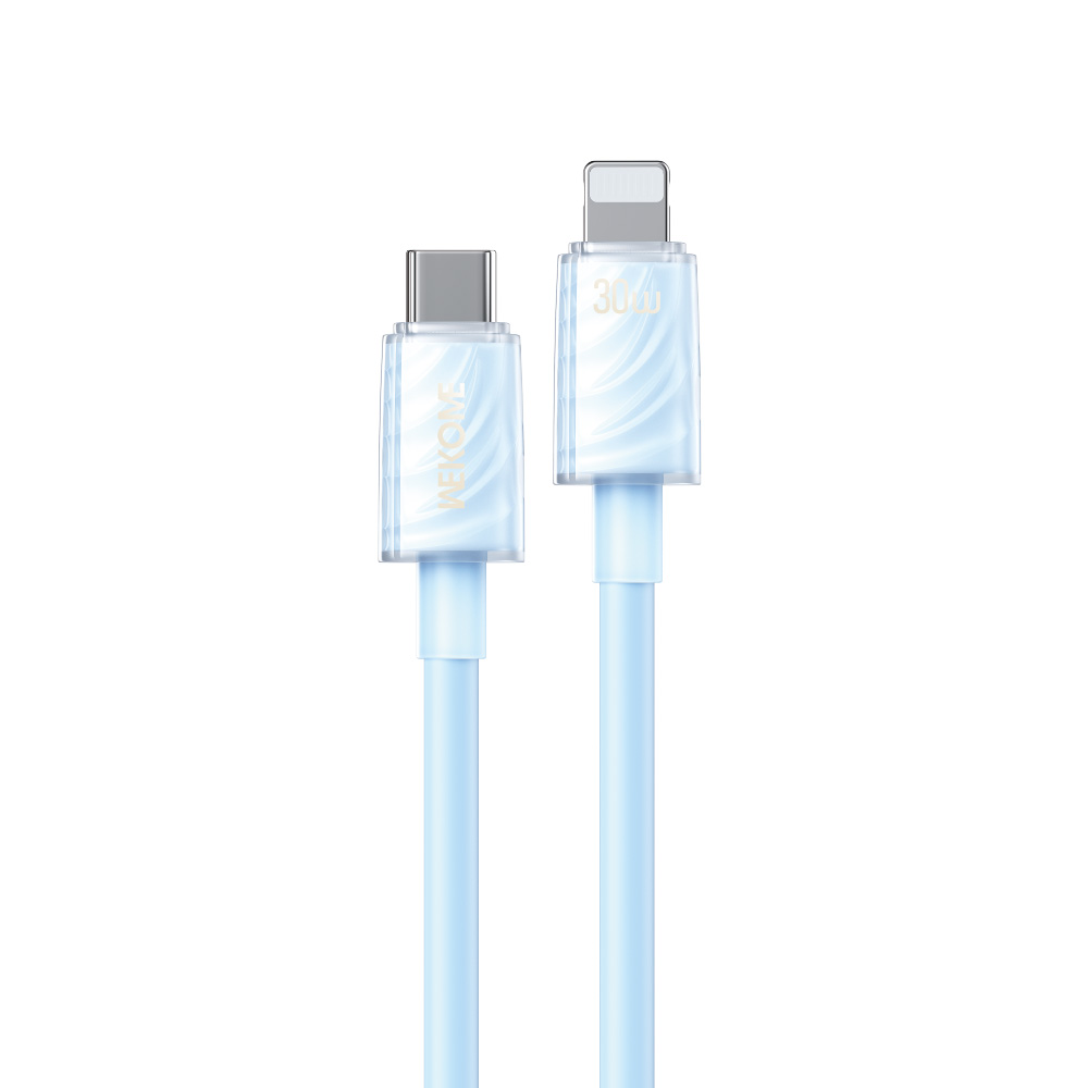Καλώδιο Φόρτισης WK WDC-73 USB-C σε Lightning PD 30W 1.2m Μπλέ (250934)