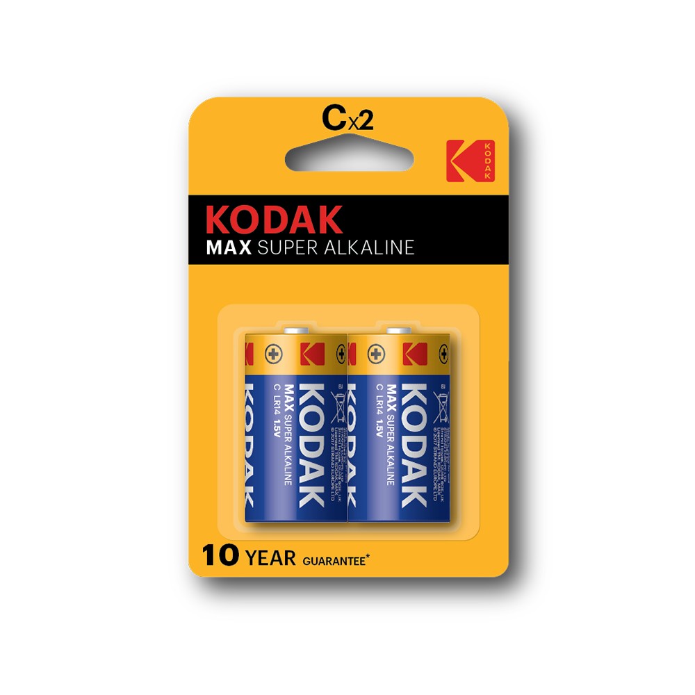 Μπαταρίες Αλκαλικές C Kodak LR14 (2τμχ) (440022)