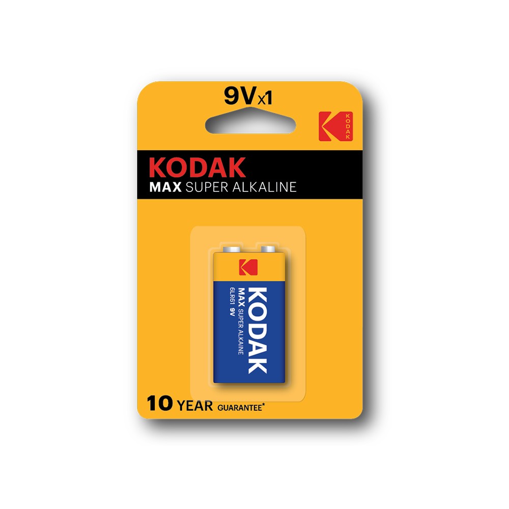 Μπαταρίες Αλκαλικές 9V Kodak 6LR61 (440023)
