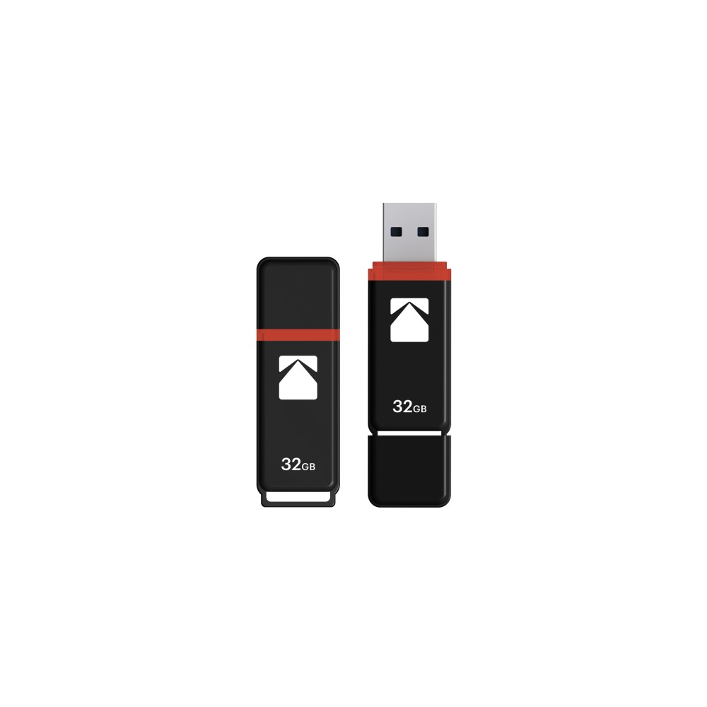 USB Stick Kodak K102 32GB Usb 2.0 Μαύρο (440001)