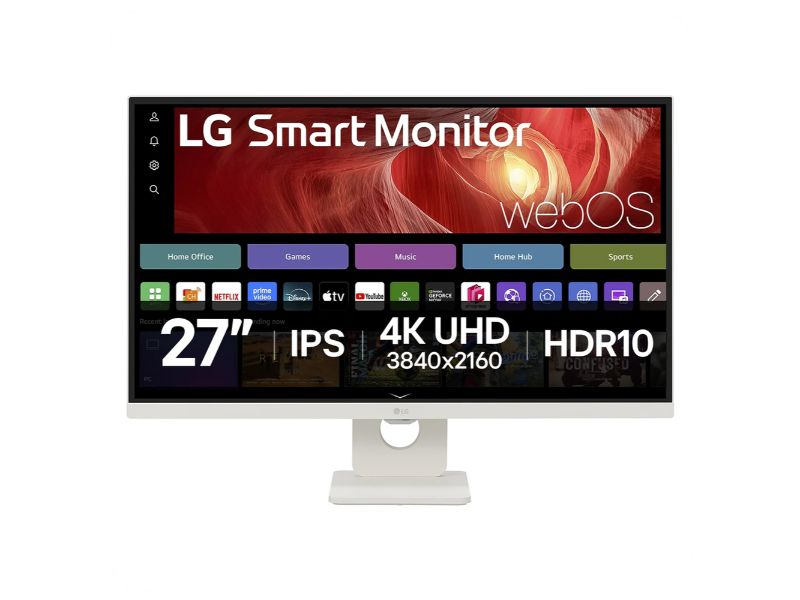 Monitor LG 27U731SA-W / 27" 4K UHD IPS / 60Hz / HDR10 / USB-C / Voice Recognition / Tilt / VESA – PN: 27U731SA-W (00189737)