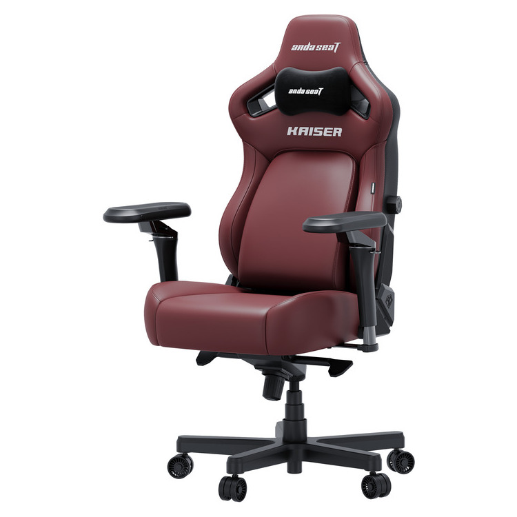 ANDA SEAT Gaming Chair KAISER-4 V2 XL Maroon with 6D Armrest (AD12YDDC-XLL-20-A-PV/C-03)