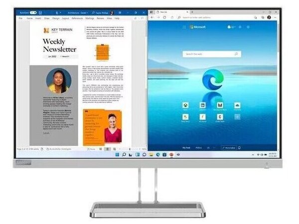LENOVO Monitor L27i-40 27&apos;&apos; FHD IPS, HDMI,VGA,Speakers,3YearsW (67ABKAC4EU)