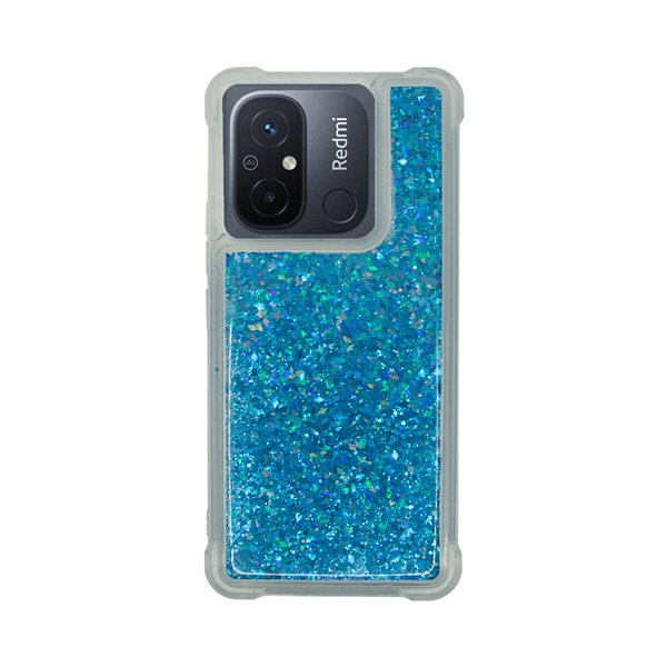 Vivid Liquid Glitter Case Xiaomi Redmi 12C Blue (CS-FSHN GLT-2403010)