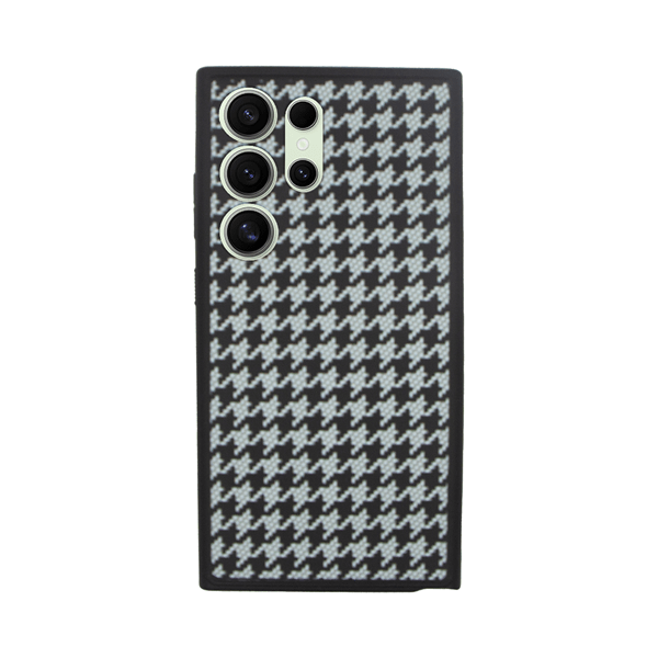 Vivid Carbon Fiber Case Samsung Galaxy S24 Ultra Grey/Black (CS-OFFC Case-2403002)