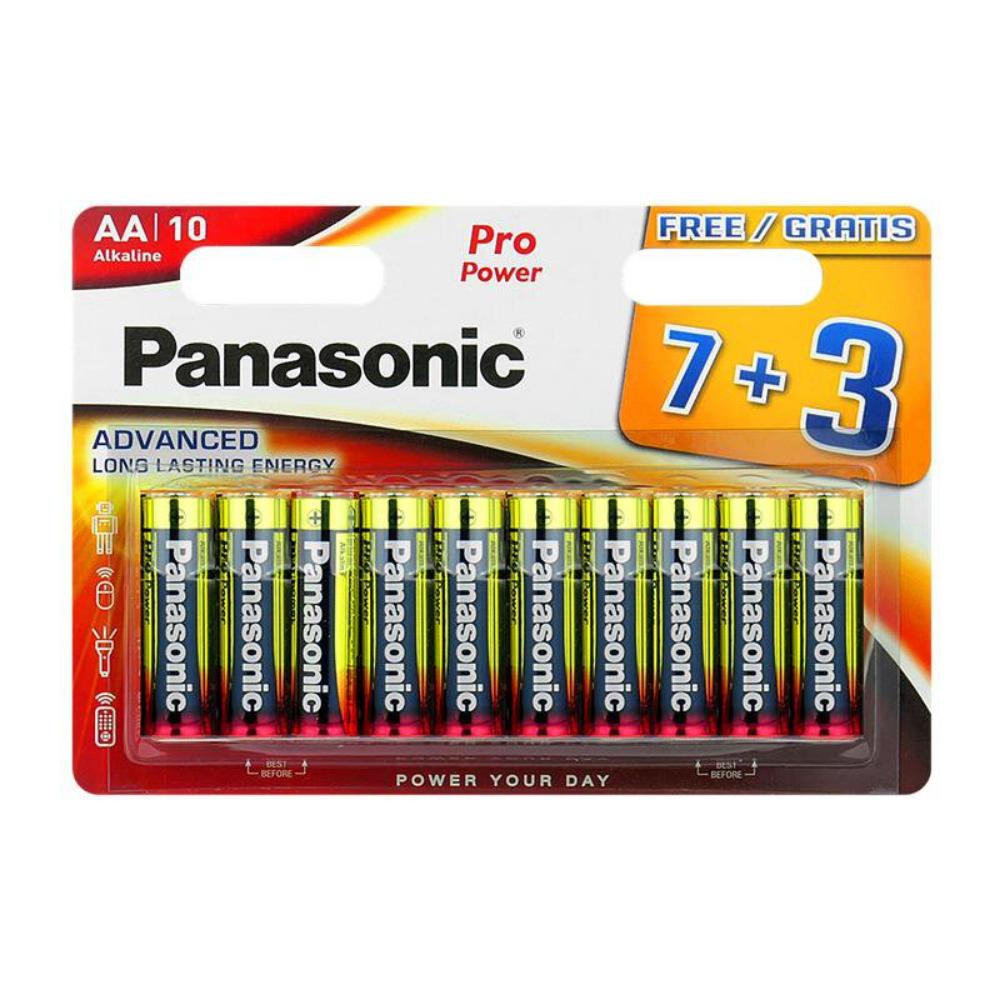 Panasonic Pro Power LR6 7+3 BL AA Batteries (Blister) (PAN21071)