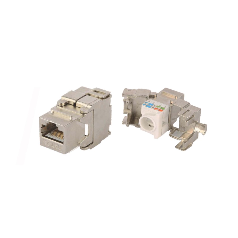 Βύσμα Keystone RJ45 CAT6A Power On KJ-C6A-F003S FTP Toolless (050238)