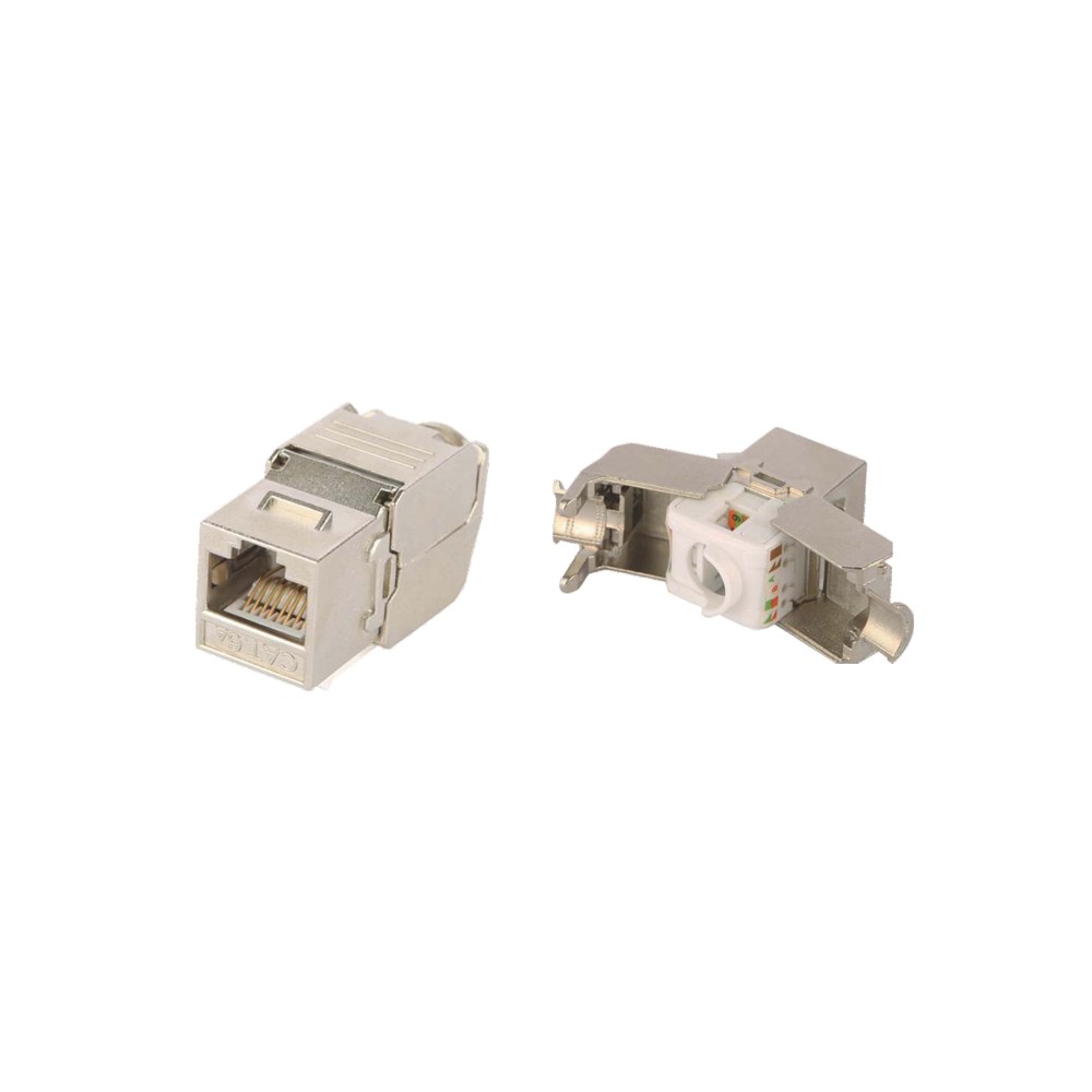 Βύσμα Keystone RJ45 CAT6A Power On KJ-C6A-F001 FTP Toolless (050239)
