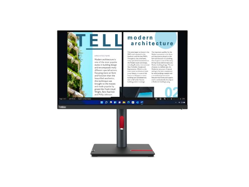 Lenovo Monitor ThinkVision P24h-30 63B3GAT6EU QHD IPS 60Hz 6MS 23.8'' (00179890)