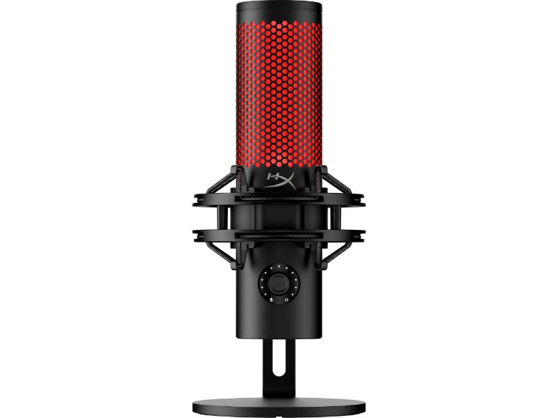 HyperX QuadCast 2 USB Microphone - Red Lighting - Black - 872V1AA (00184767)