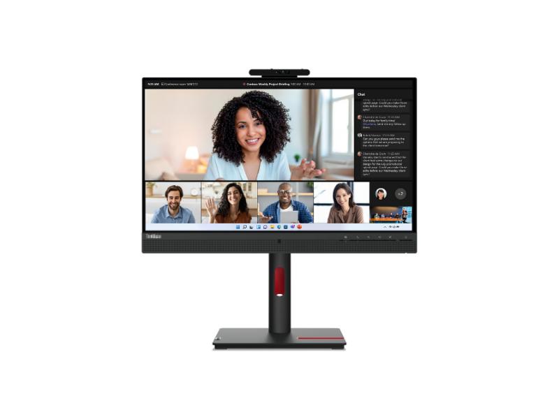 Monitor Lenovo ThinkVision T24mv-30 23.8'' FHD IPS 75Hz 4ms, Slim Bezel, HDMI, Display Port, USB+USB-C, Ethernet,Height adjustable, 3 Years Warranty 63D7UAT3EU (00180853)