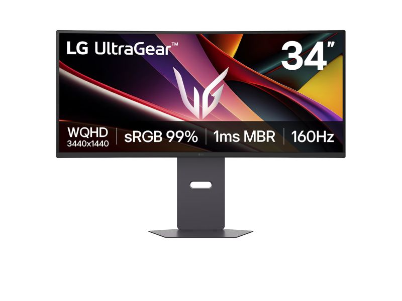 Monitor LG 34G600A-B / 34" WQHD 3440x1440 Curved 160Hz VA / HDR10 / FreeSync Premium / Tilt/ VESA (00189734)