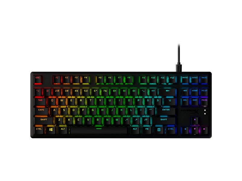 HyperX Alloy Origins Core PBT HX Blue Mechanical Tenkeyless Gaming Keyboard (US Layout) - Black - 639N8AA (00184535)