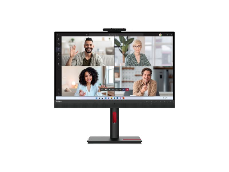 LENOVO Monitor ThinkVision T27hv-30 27&apos;&apos; QHD IPS, VGA, HDMi, Display Port, USB,USB-C, Height adjustable,Webcam, Speakers, , 3YearsW (63D6UAT3EU)