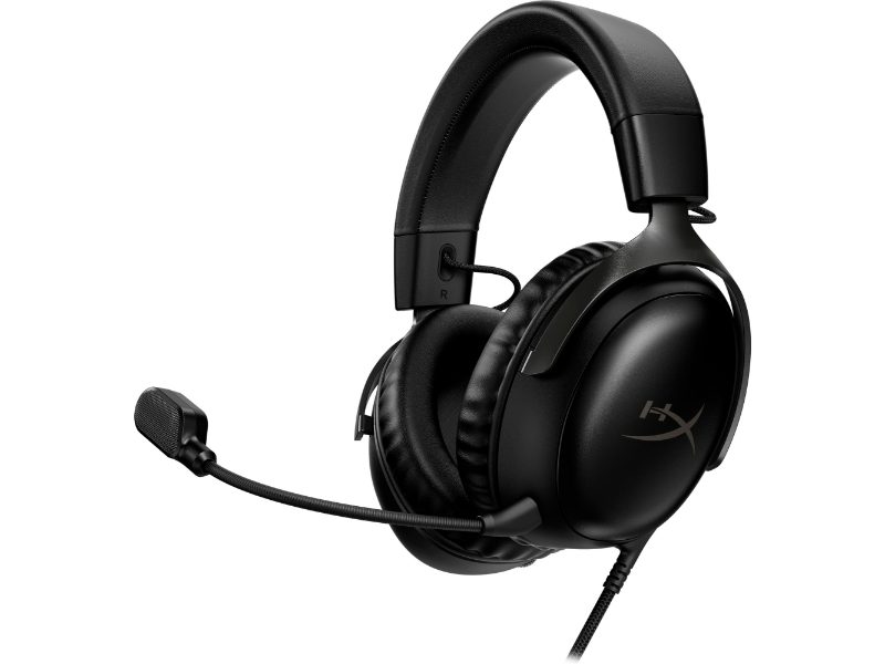 HyperX Cloud III Wired Over Ear Gaming Headset Black - 727A8AA (00184385)