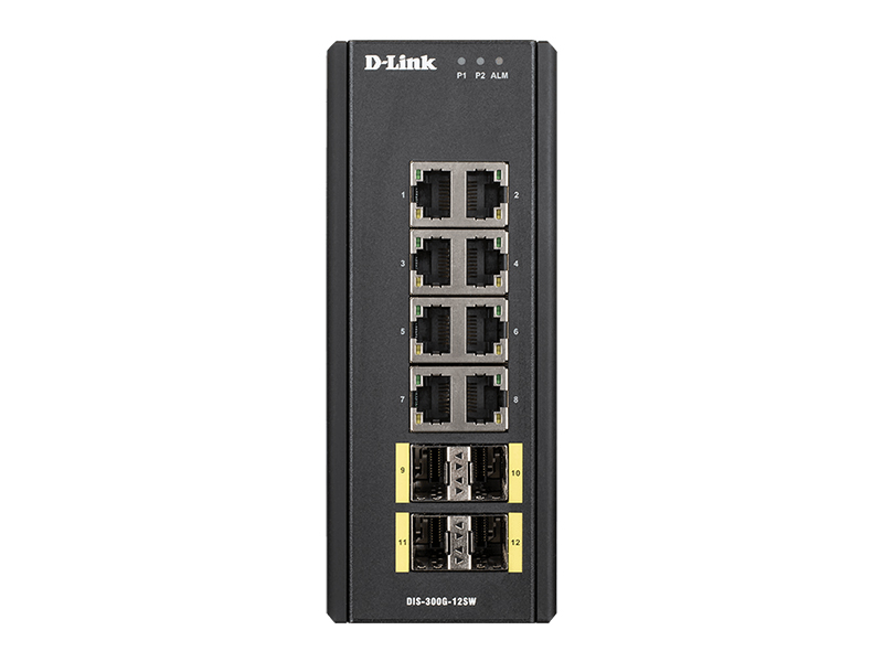 D-Link Switch 12-Port Industrial Gigabit Managed (DIS-300G-12SW) (00152037)
