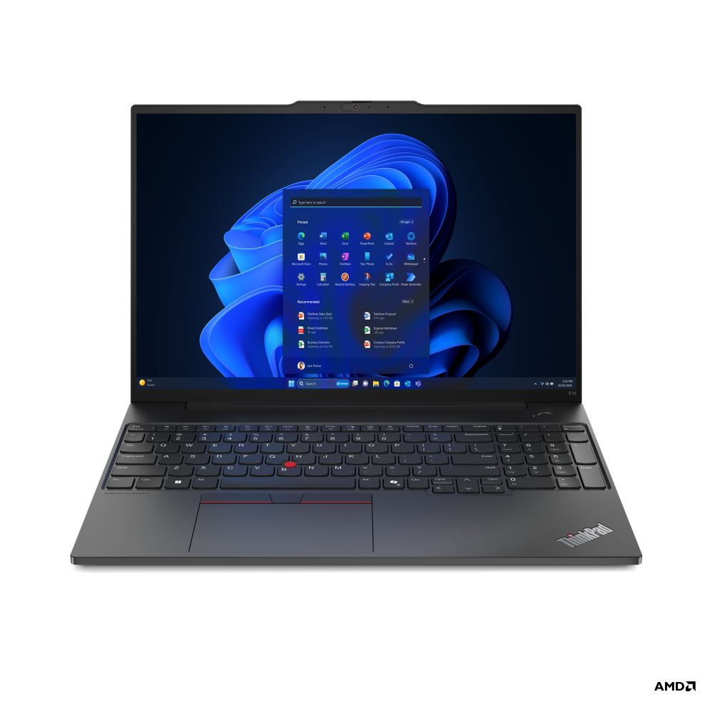 Laptop Lenovo ThinkPad E16 G2 16'' WUXGA IPS/Ryzen5-7535HS/16GB/512GB SSD/AMD Radeon 660M Graphics/Win 11 Pro/3Y Onsite 21M5002HGM (00185938)