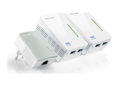 Tp-Link AV600 Powerline Wi-Fi 3-Pack Kit (TL-WPA4220 TKIT) (00133754)