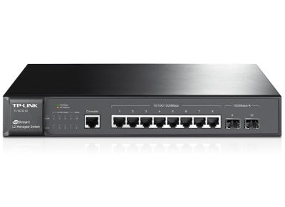 Tp-Link JetStream 8-Port Gigabit L2 Managed Switch with 2 SFP Slots (TL- SG3210) (00134278)