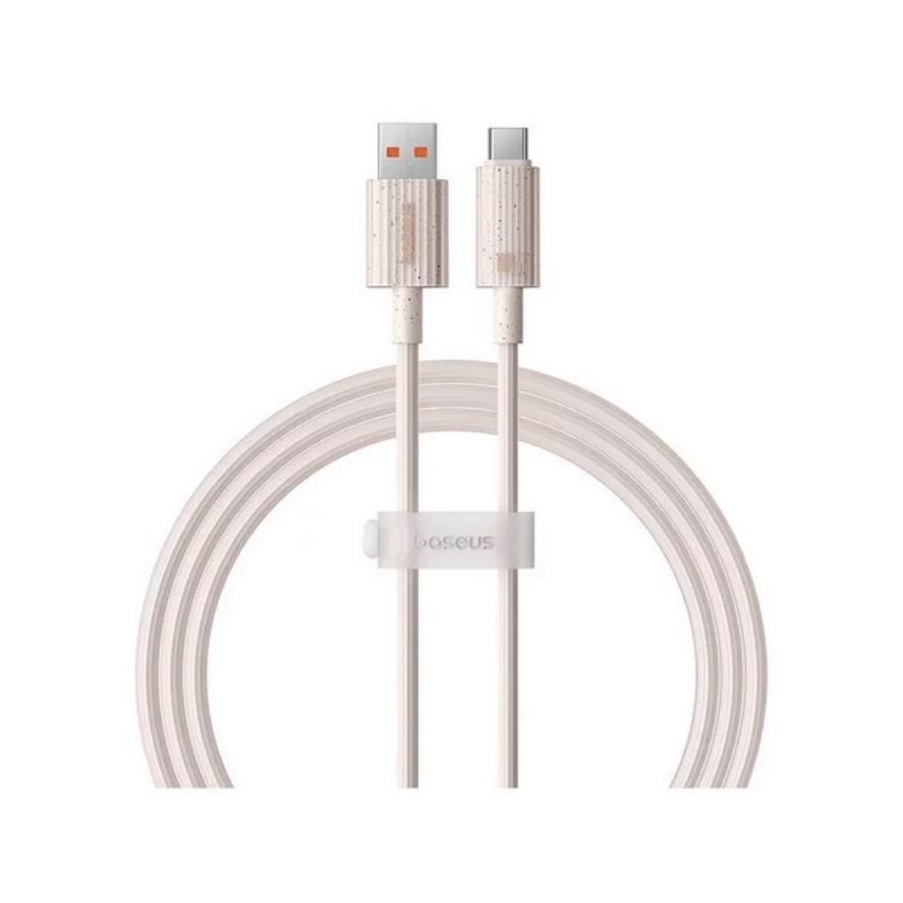 Baseus Καλώδιο Γρήγορης Φόρτισης USBσεUSB-C Habitat Series 100W 1m Ροζ (P10360203421-00) (BASP10360203421-00)