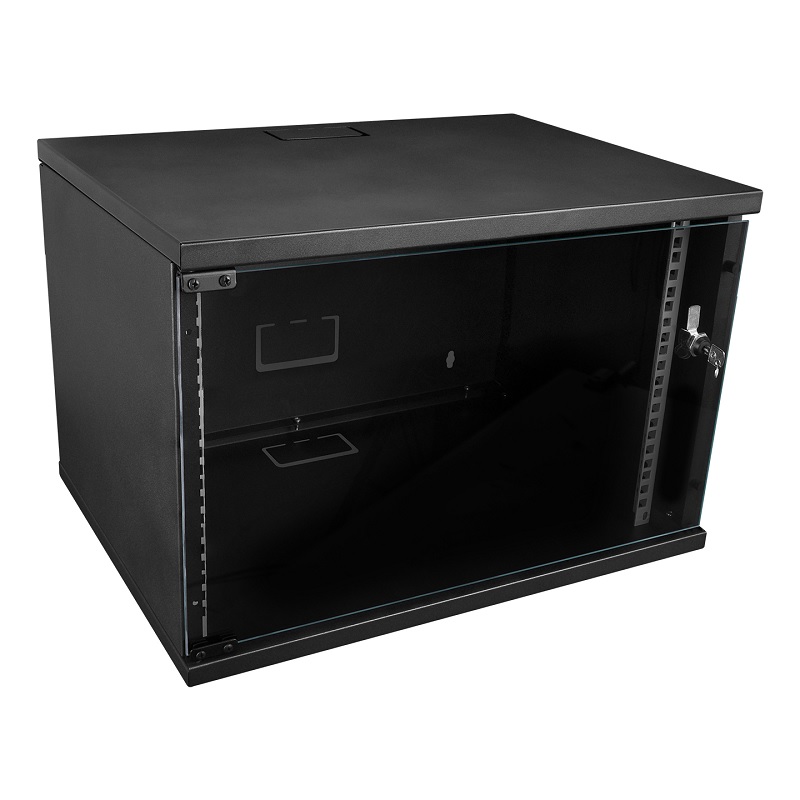 Επίτοιχη καμπίνα soho NG 7U με βάθος 400 mm ''Flat Pack'' RAL9005 (40965)