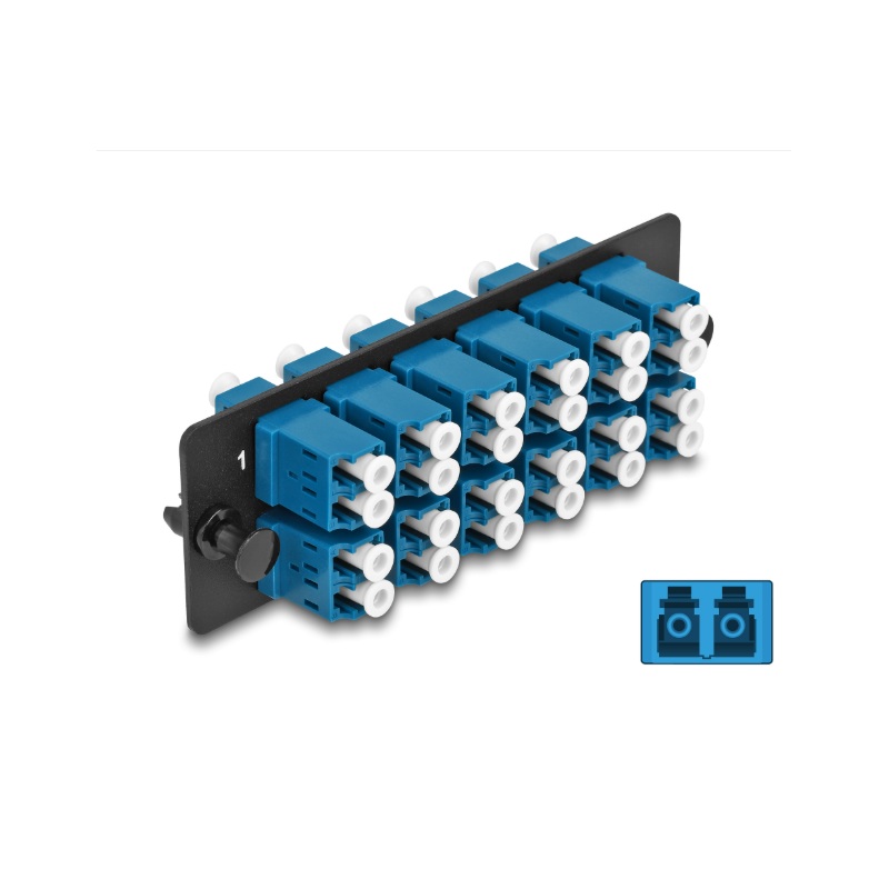 Fiber panel 12x LC Duplex Singlemode UPC (66930)