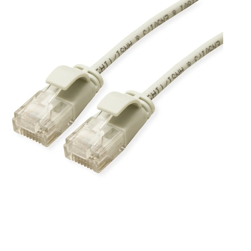 UTP 2m Cat6a Λευκό Slim Cu LSZH (21.44.0982-100)