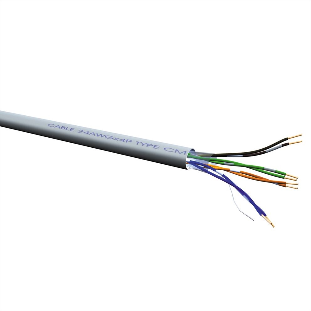 UTP 305m Cat6 Cu Μονόκλωνη light grey (S1790-2)