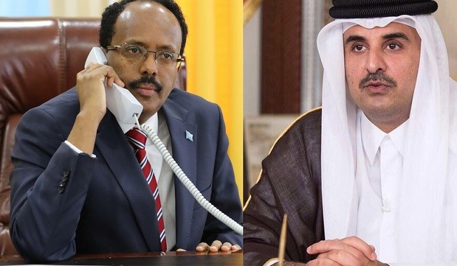 Waxyaabihii ay taleefoonka uga wada-hadleen Farmaajo iyo amiirka Qadar (Warbixin)