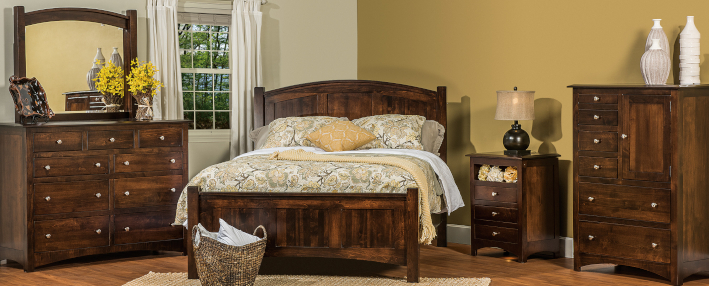 Contemporary Bedroom Furniture Amish Bed Sets Cabinfield Fine Furniture