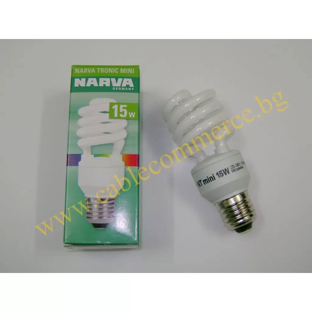 ЕНЕРГОСПЕСТЯВАЩА ЛАМПА, E27, 230V, СПИРАЛА, 4000К /NT Mini/
