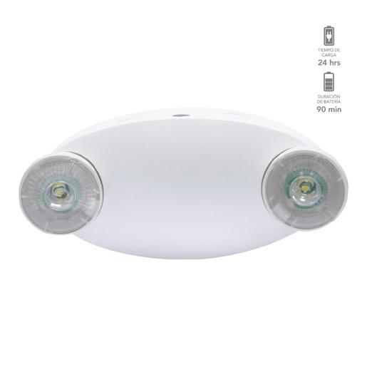 Luminaria De Emergencia LED Integrado 4W Cabezas Dirigibles