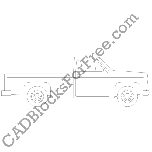 The 2020 toyota tacoma is a trusted pickup truck for offroad adventures, but how does its power and key features compare to other competitors? Pick Up Truck Free Autocad Block In Dwg
