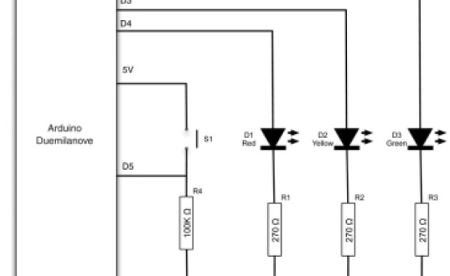 Arduino Project – Model Traffic Signal-2 – CADSample.Com Free DWG CAD File