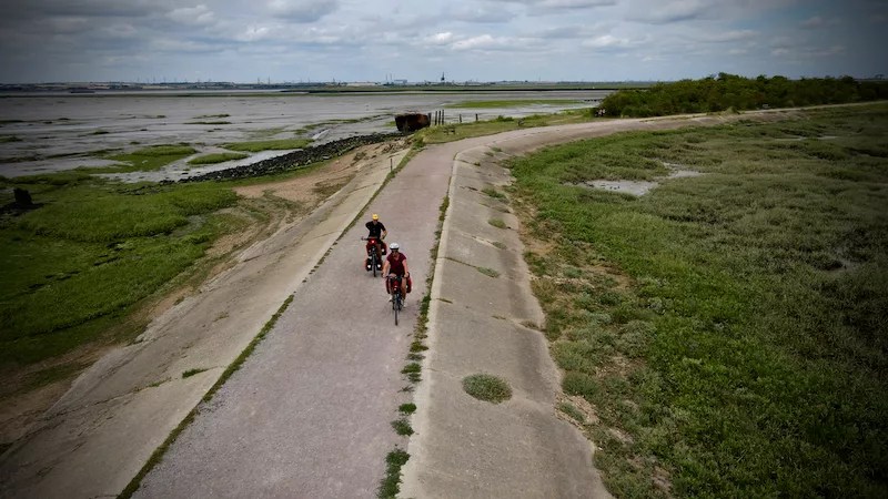 Fietsen naar Londen