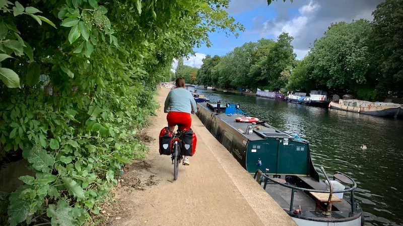 Fietsen naar Londen