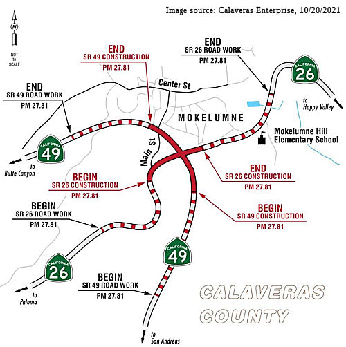 California Highways Routes 049 056 To Individual Page Detour 026 049 