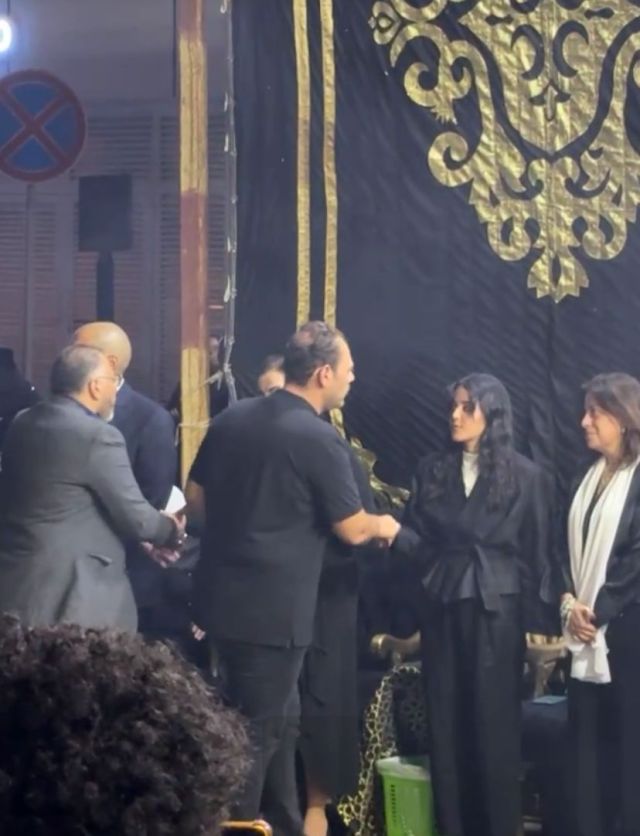The most prominent attendees, in the consolation of the widow of Sayyid Makkawi