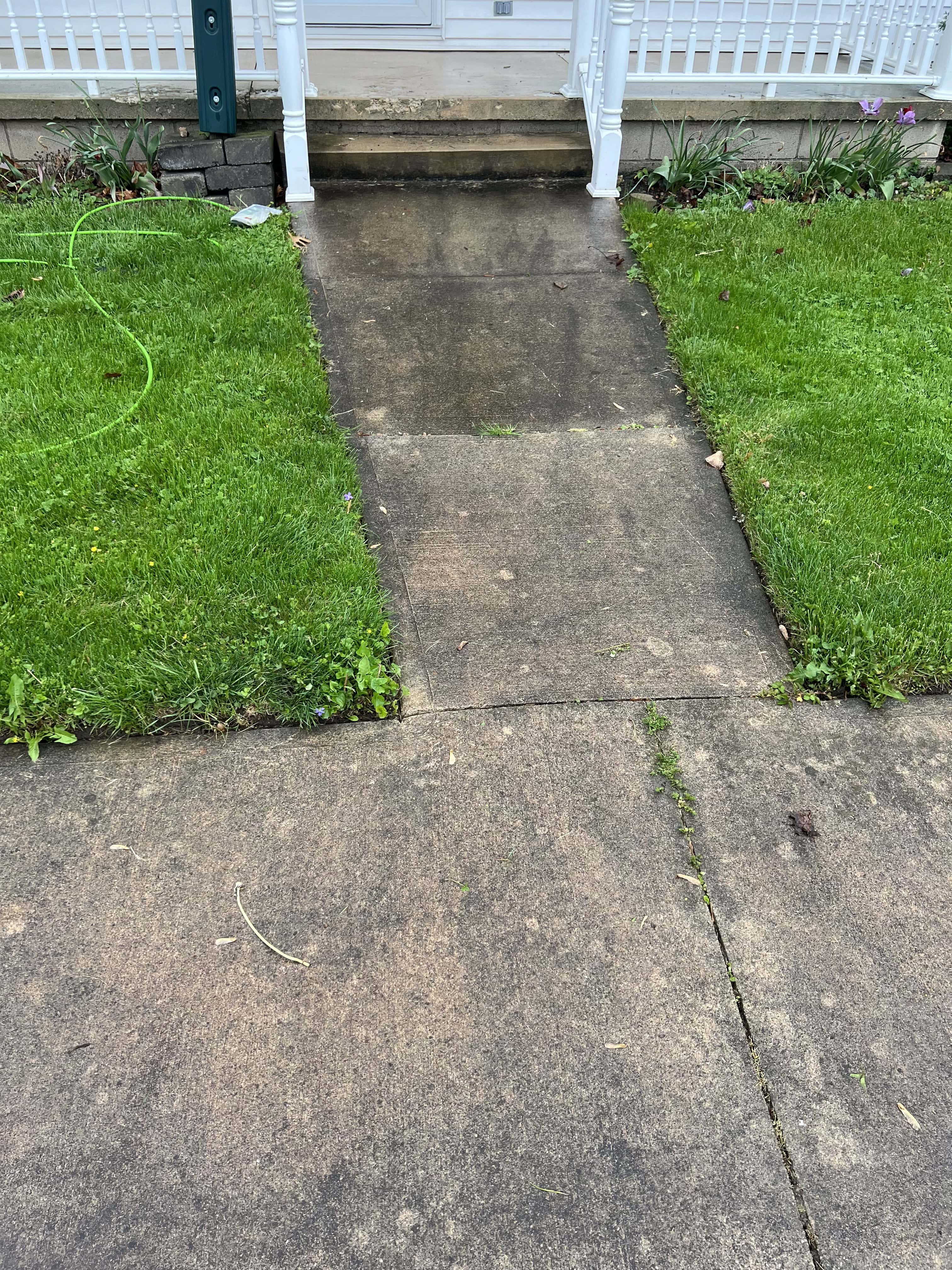 Think your outdoor surfaces are beyond repair? Think Again! Here is a photo of the walkways before our power washing refresh and renew treatment. Breathe new life into your outdoor surfaces & pathways. Check out all the photos! 
