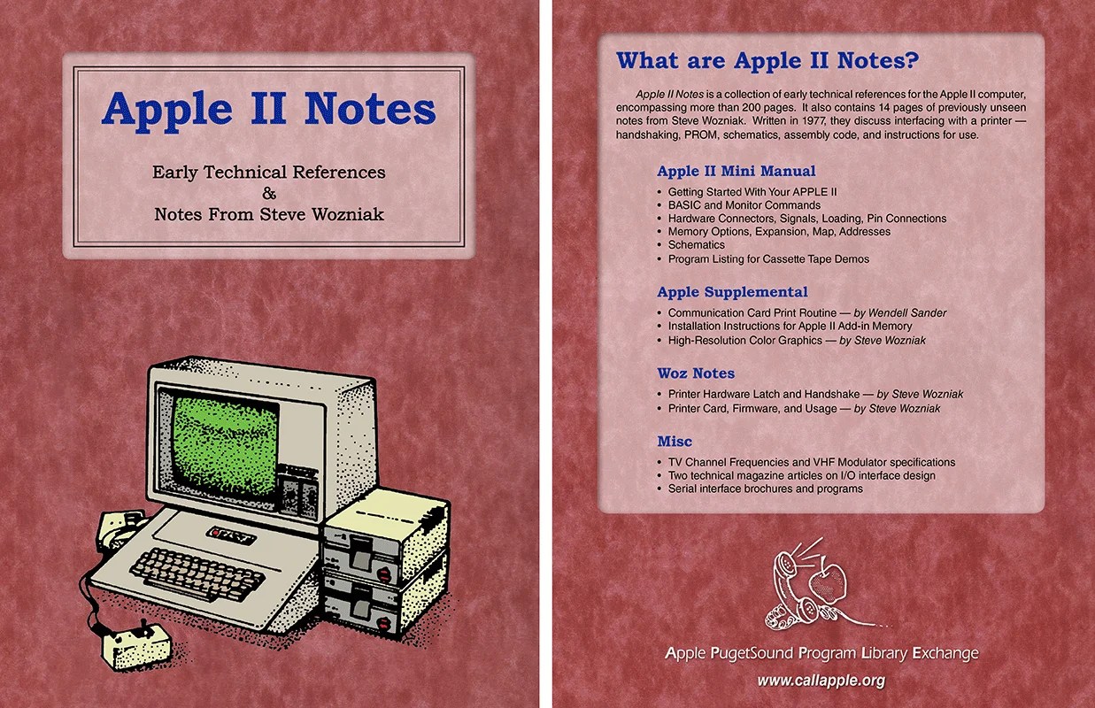 Apple II Notes: Early Technical References & Notes From Steve