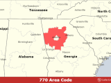 Area Code 770 Map Time Zone And Phone Lookup