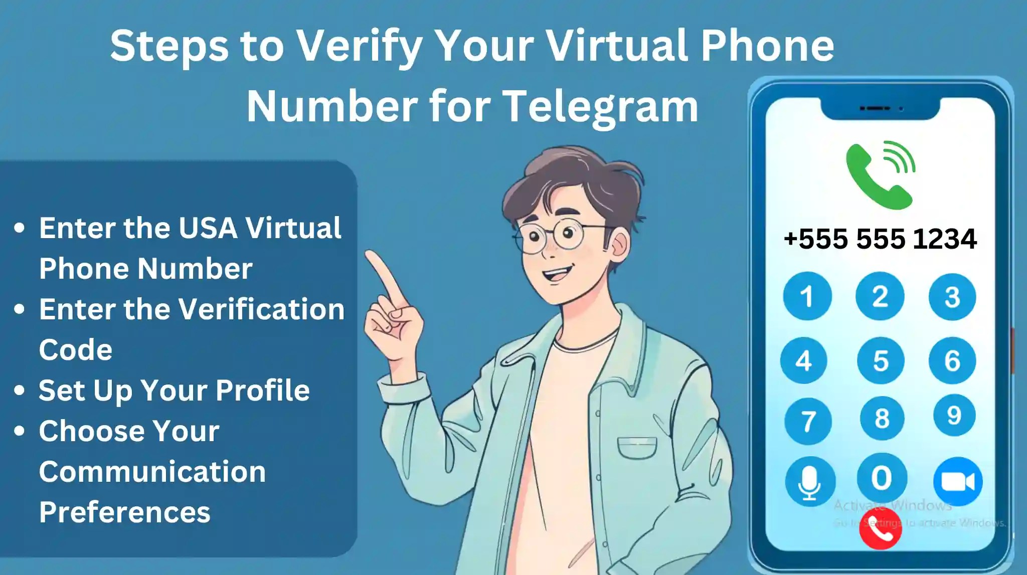 Get a virtual number for telegram in 2023 and protect your privacy