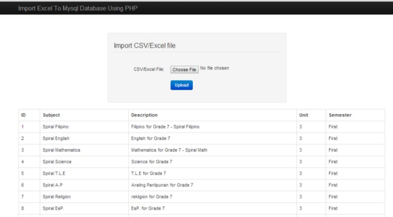 Github Hemantvishwakarma Import Excel Csv File To Mysql Database - Premium Landscape Pattern Gallery - 8K