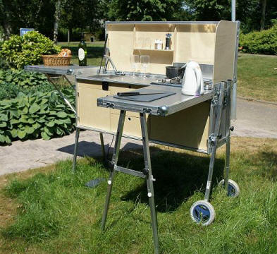 Diy camper trailer kitchen