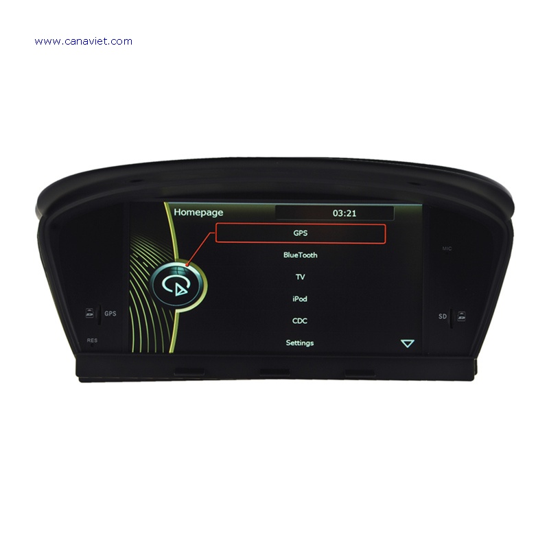Car radio dvd gps navigation stereo audio bmw m5 e60 e61 e63 e64